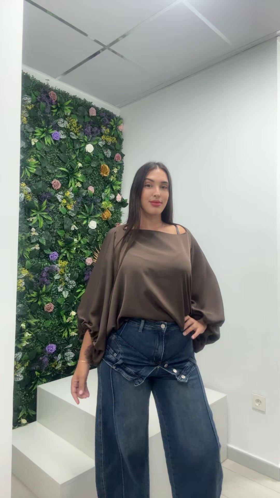 CAMISA CLEO SATÉN