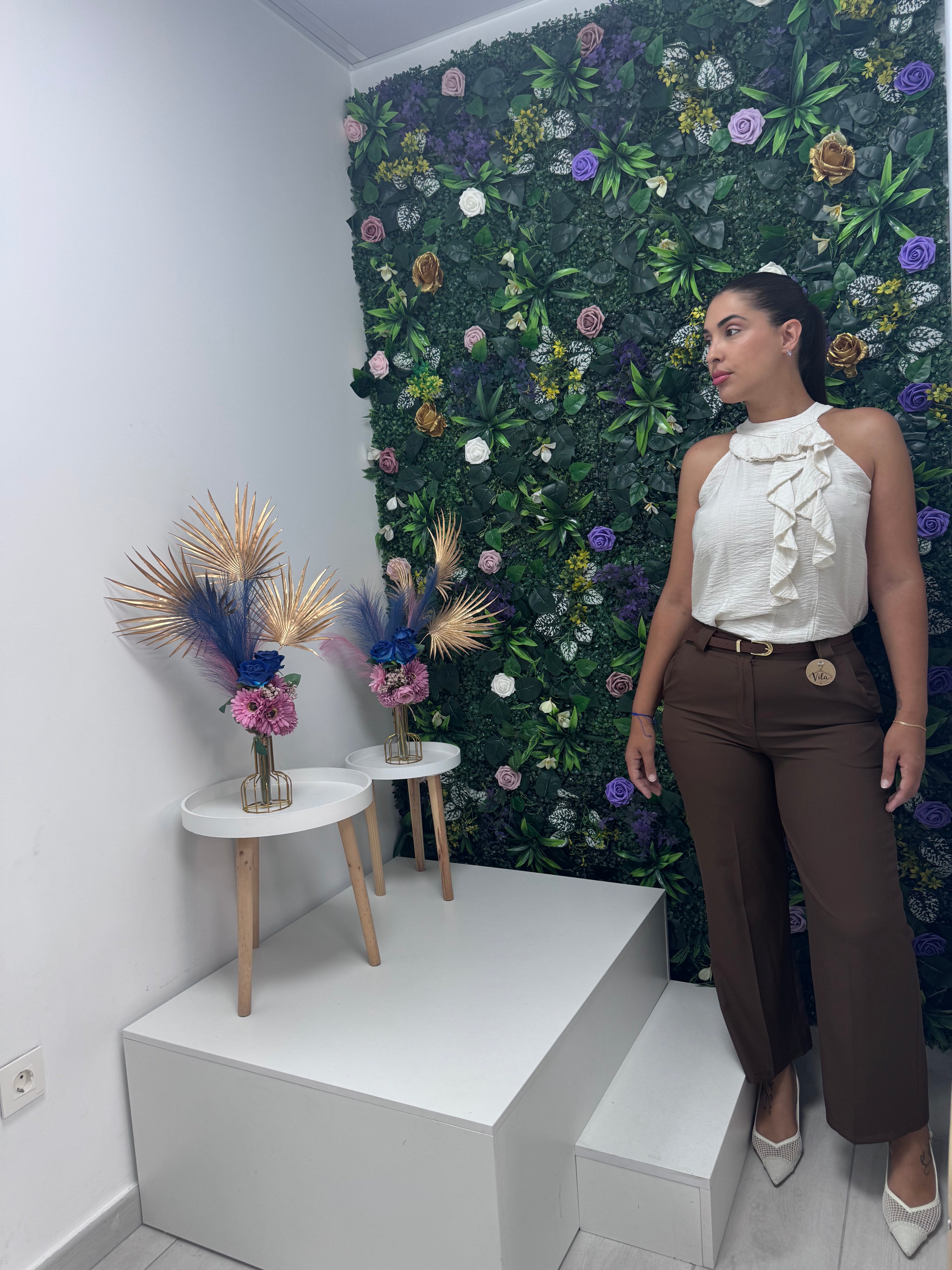 PANTALON CHINO Y BLUSA RIZO